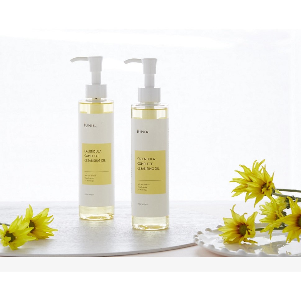 Dầu tẩy trang iUNIK Calendula Complete Cleansing Oil