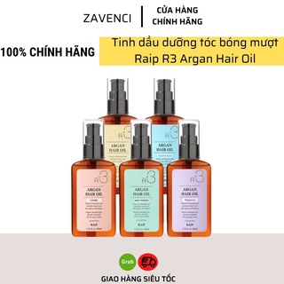 Dưỡng tóc Raip R3 Argan Hair Oil tinh dầu dưỡng tóc bóng mượt 100ML