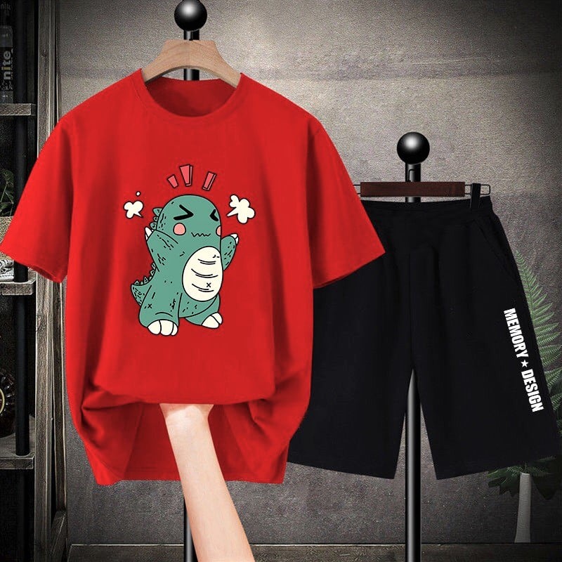 Bộ quần áo thun Nam Nữ Unisex mùa hè thun lạnh chất lượng, Bộ đồ nam mặc nhà size 26kg đến 88kg