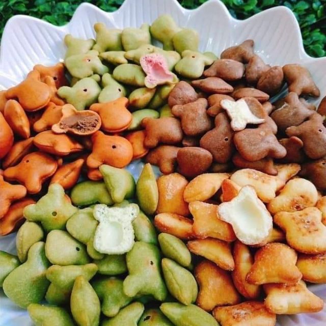 bánh gấu nhân kem