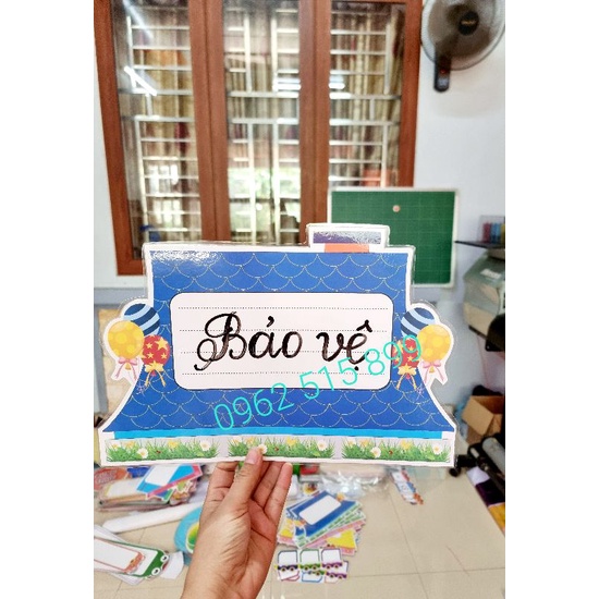 💥 BỘ GHÉP MÁI NHÀ KHỔ A3 💥 In + Ép + Nam Châm lá