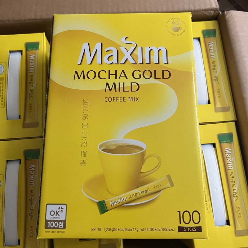Cà phê hàn quốc maxim hàn quốc 100 gói date 31/10/2024