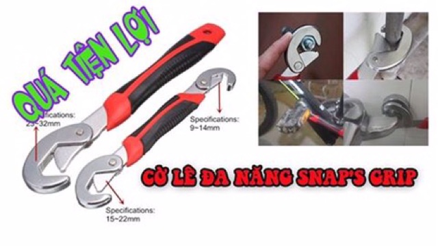 Bộ cờ lê đa năng SNAP'n GRIP siêu tiện dụng