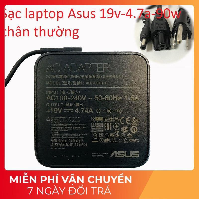 ⚡️[Sạc zin] Sạc Laptop Asus 19v - 4.74a - 90w Chân Thường