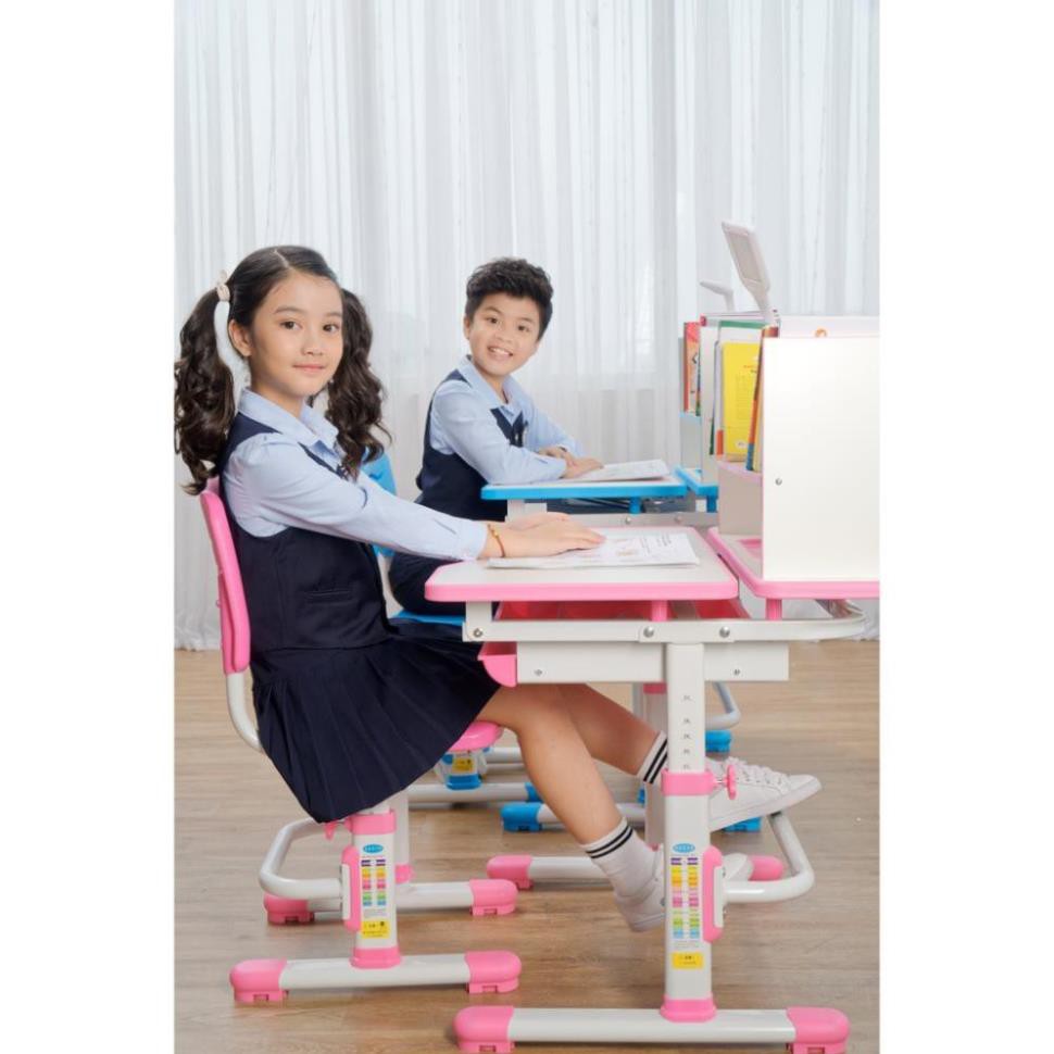 [CHÍNH HÃNG] Bàn Ghế Học Chống Gù Chống Cận A8 Preminer Chất Lượng Cao cho học sinh 3-18 tuổi
