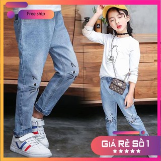 Quần bò jean bé gái size đại Quảng châu