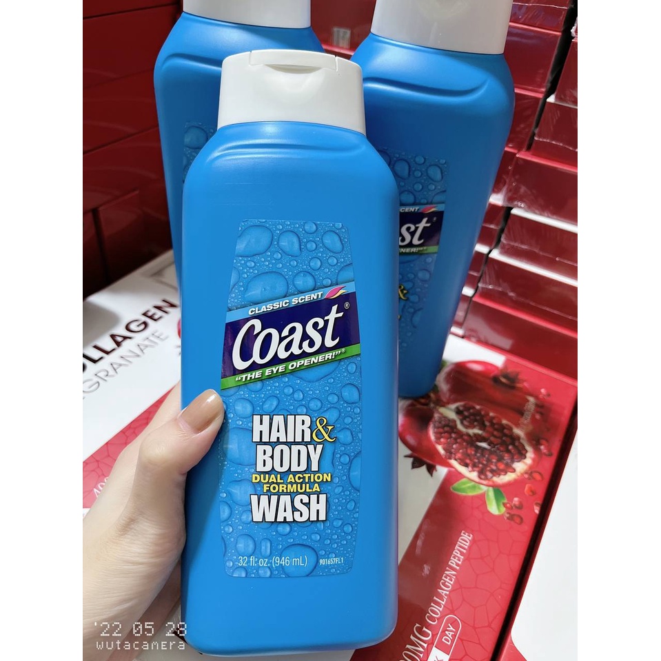 Tắm gội Coast cao cấp 2 in 1 (946ml)