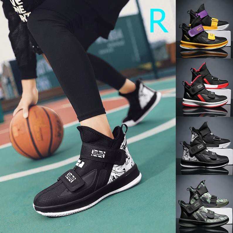 TẶNG🎁 Giày bóng rổ NBA Lebron Soldier 13 kích thước 39-45 cổ cao dành cho nam  Bán Rẻ Nhất mới NEW new [ CHUẨN CHẤT ]