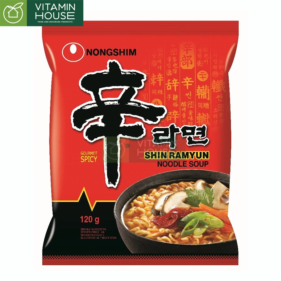 Mì Shin Ramyun Nongshim 120g [VITAMIN HOUSE]