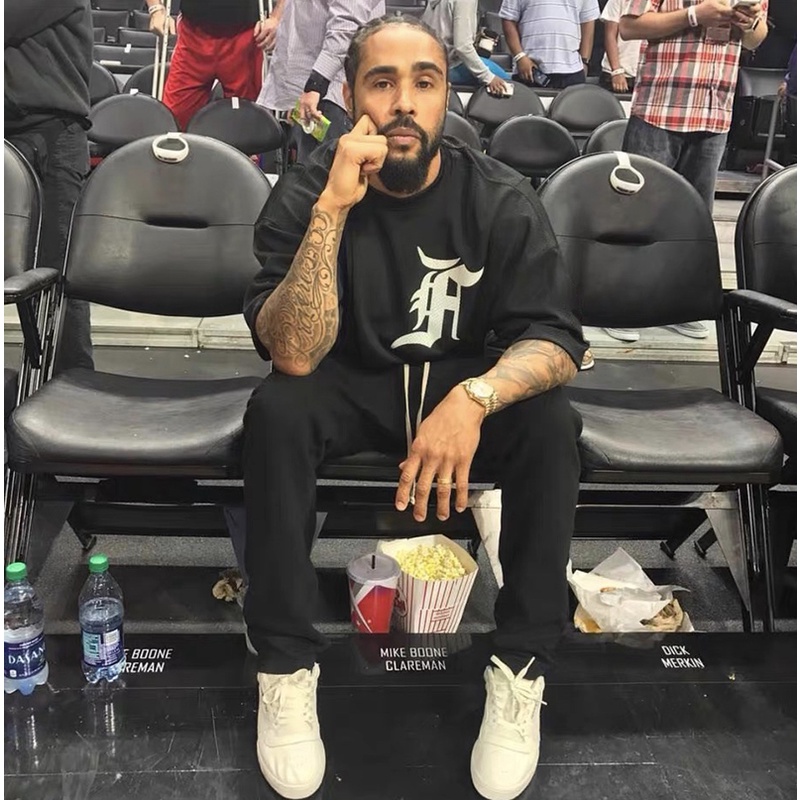 FEAR OF GOD FOG Season 5 Mainline Mesh Short Sleeve Sleeves Loose Couples Bieber Same High Street T-Shirt