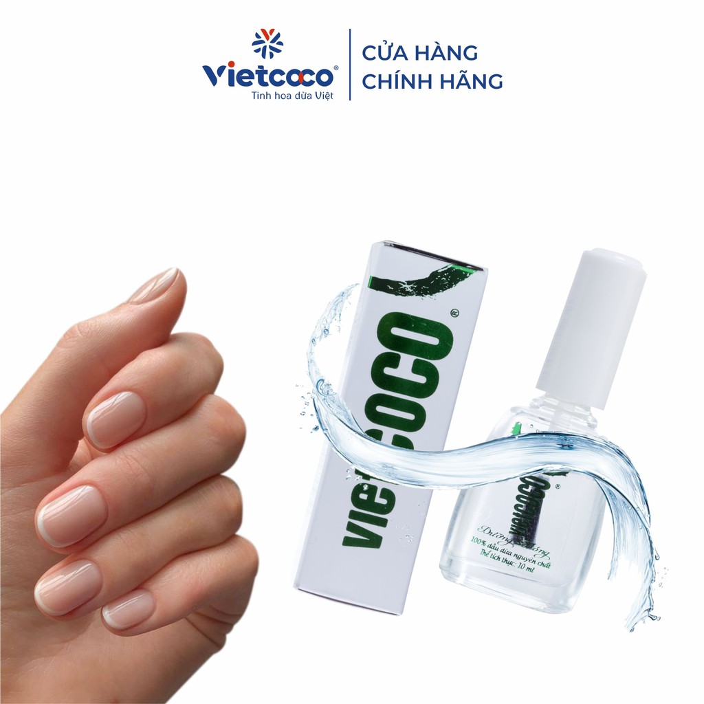 Dầu dừa nguyên chất Vietcoco Dưỡng Móng 10ml