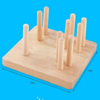 Đồ chơi Montessori xếp hình 4 cột cho bé