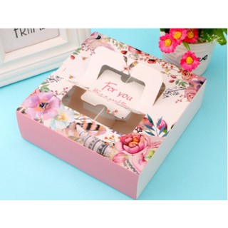 hộp giấy có quai xách đựng bánh quy