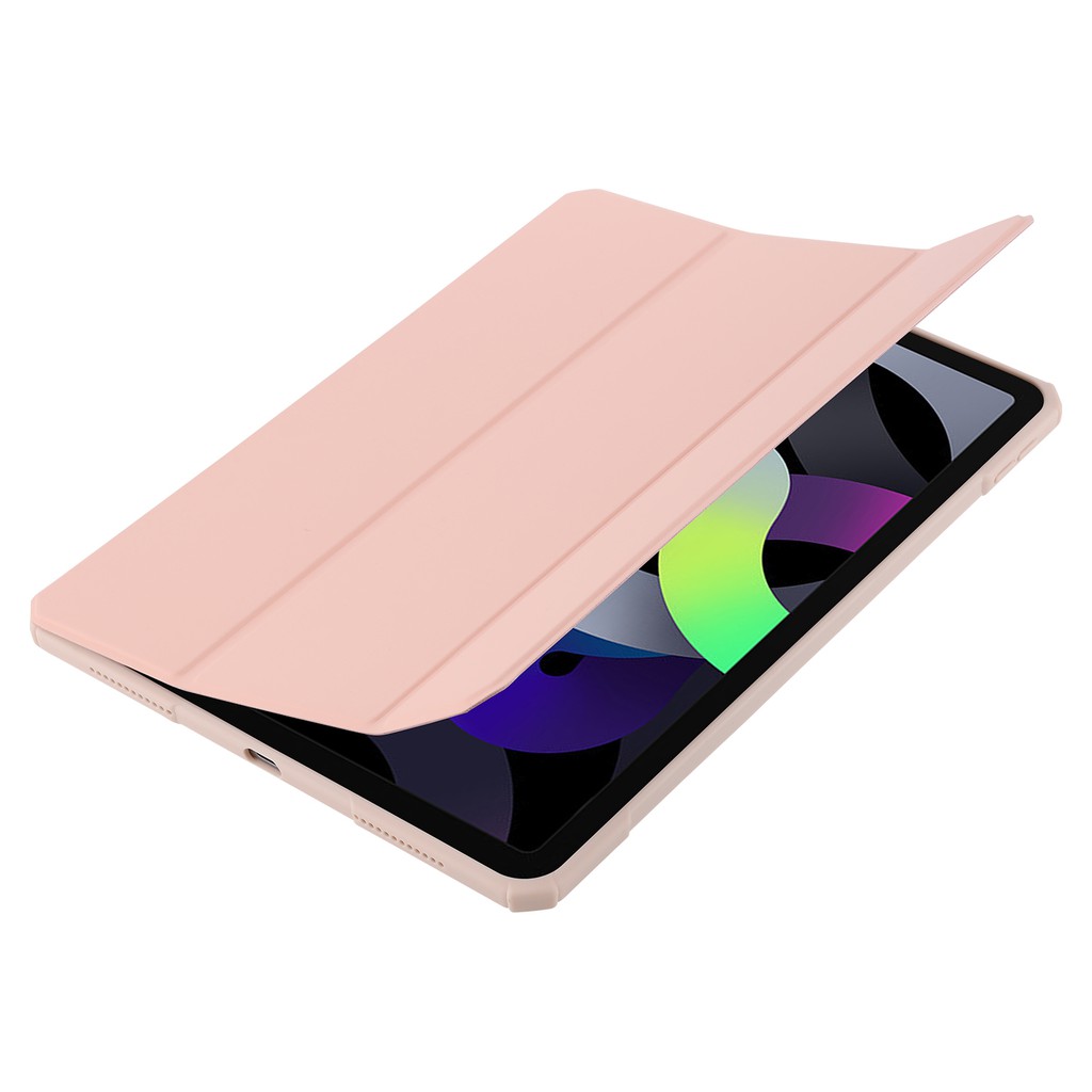 Bao Da Máy Tính Bảng PU Acrylic Nắp Lật Tự Động Tắt/Mở Thông Minh Cho iPad Air 4 2020 10.9 inch 10.9 inch