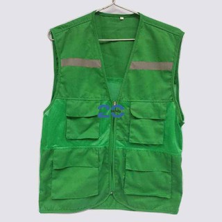 Áo Gile Túi Hộp Phản Quang Màu Xanh Lá Cây – ABHPQ20-06-XLC