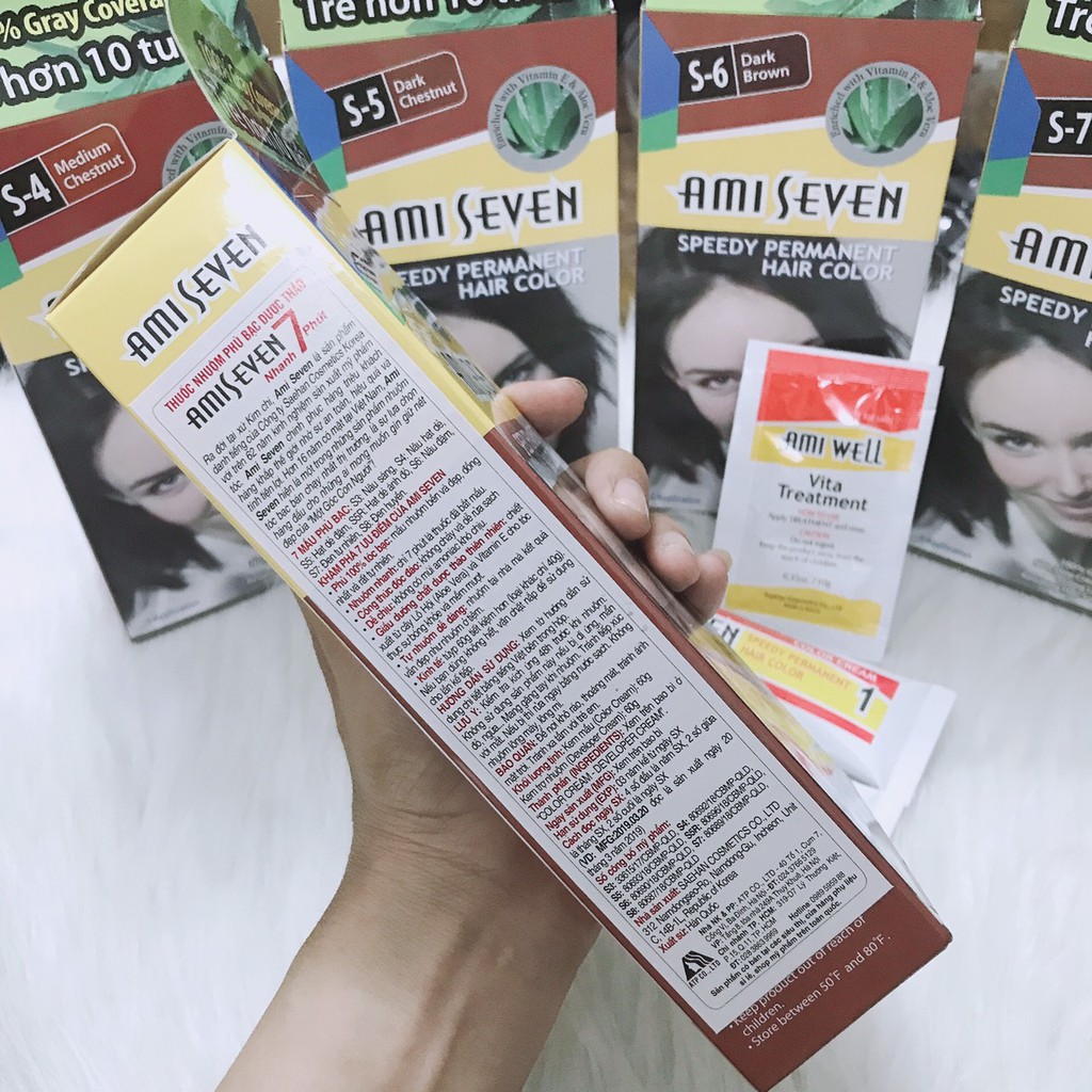 Thuốc Nhuộm Thảo Dược Ami Seven Hair color