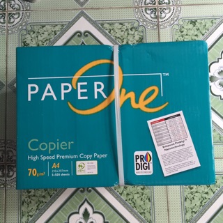 1 REAM GIẤY IN A4 PAPER ONE ĐL 70gsm