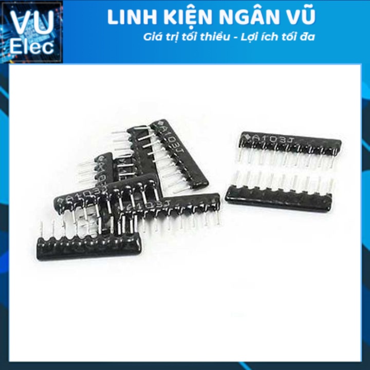 Điện trở thanh A09 4.7K 1/8W 5% ( Trở Băng)