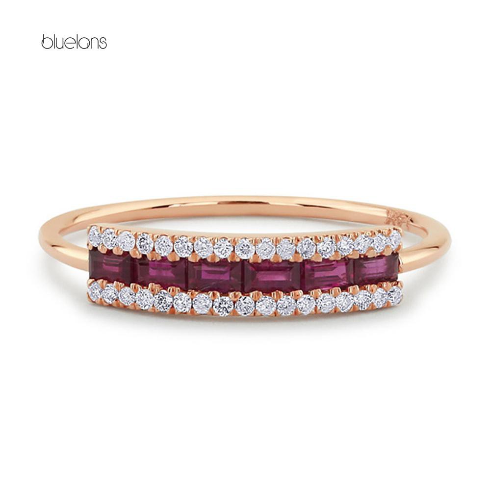 Nhẫn Đính Đá Thời Trang Dành Cho Cặp Đôi