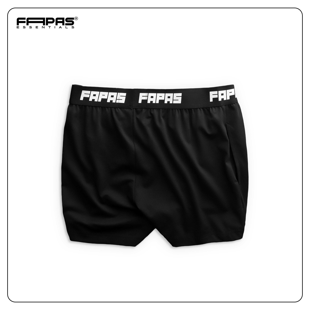 Quần Short Ngủ Nam Doyle Chất Vải Cotton 4 Chiều Co Giãn Mềm Mịn Thoải Mái Lưng In Logo Nổi Bật Form Chuẩn Dáng - FAPAS