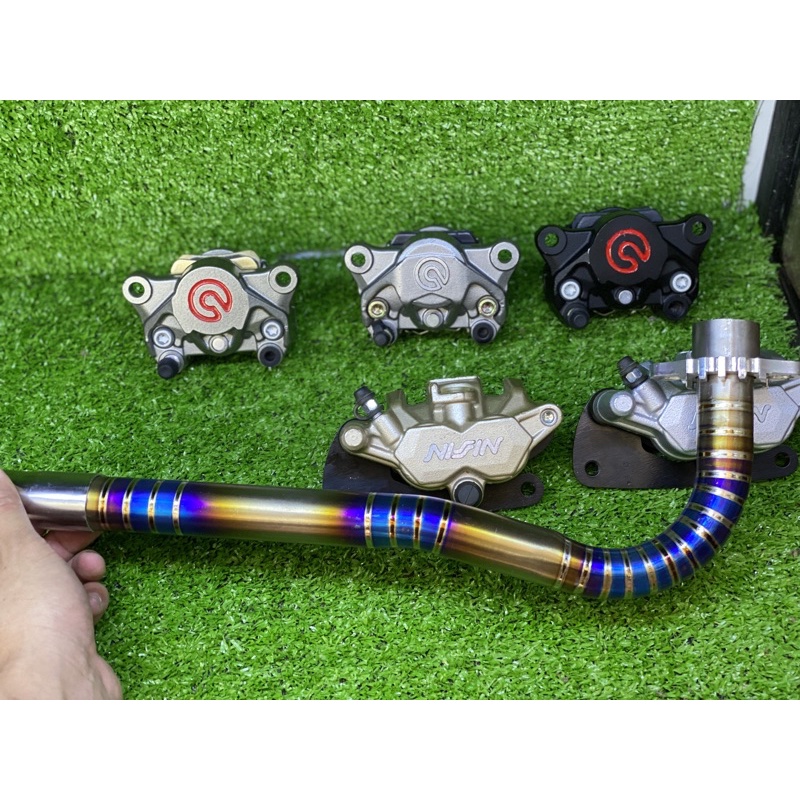 Cổ thòng titan tai nhôm cnc cho wave sirius dream