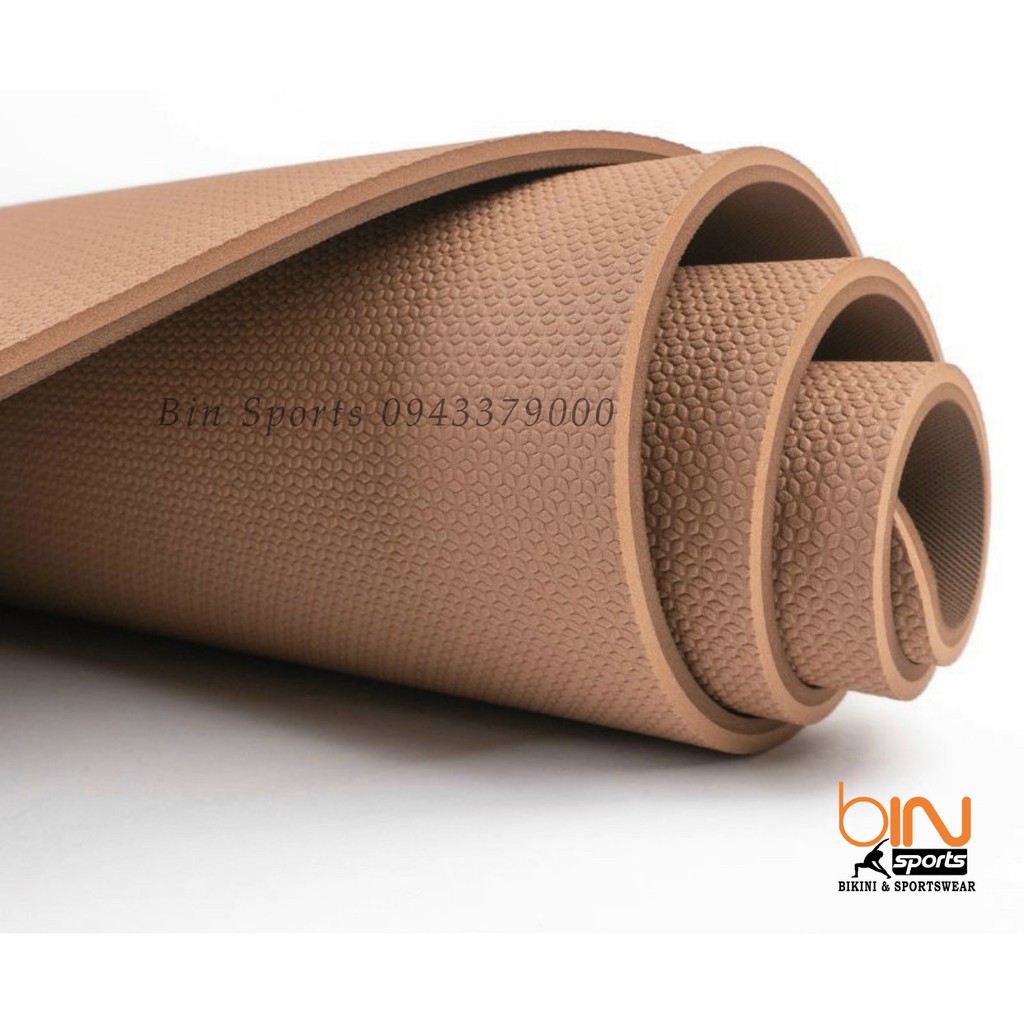 Thảm Tập Gym Yoga Định Tuyến TPE ZERAMAT 8mm Chống Trơn Trượt T002