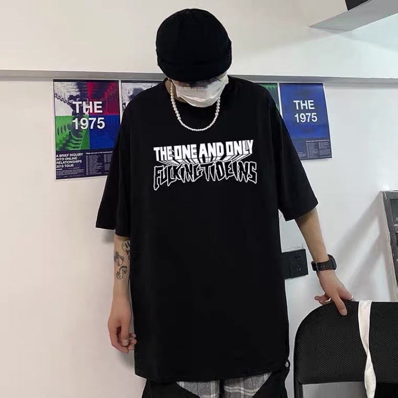 Áo thun nam nữ, áo phông shopcossi form rộng chất cotton in hình only