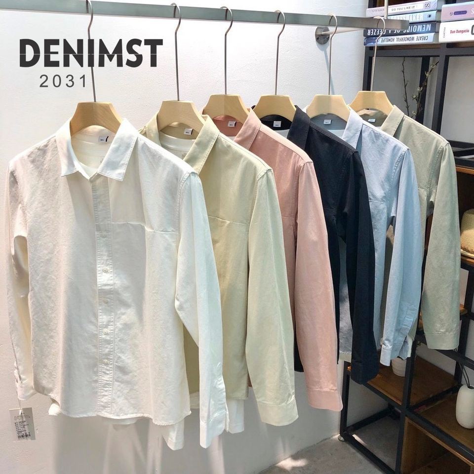 Áo Sơ mi nam DNS chất 100% Cotton Kaki, Form Suông dễ phối đồ 2031 | BigBuy360 - bigbuy360.vn