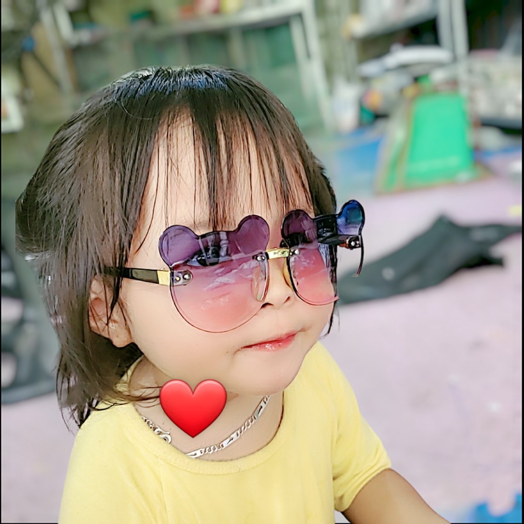 Kính Mát Chống Tia UV Hình Tai Gấu Dễ Thương Cho Bé Tobukids.vn