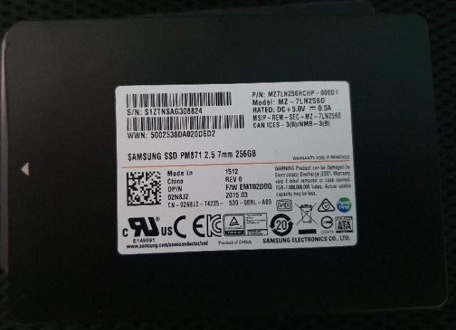 Ổ cứng SSD Samsung 128Gb, 256Gb theo máy xách tay nội địa | BigBuy360 - bigbuy360.vn