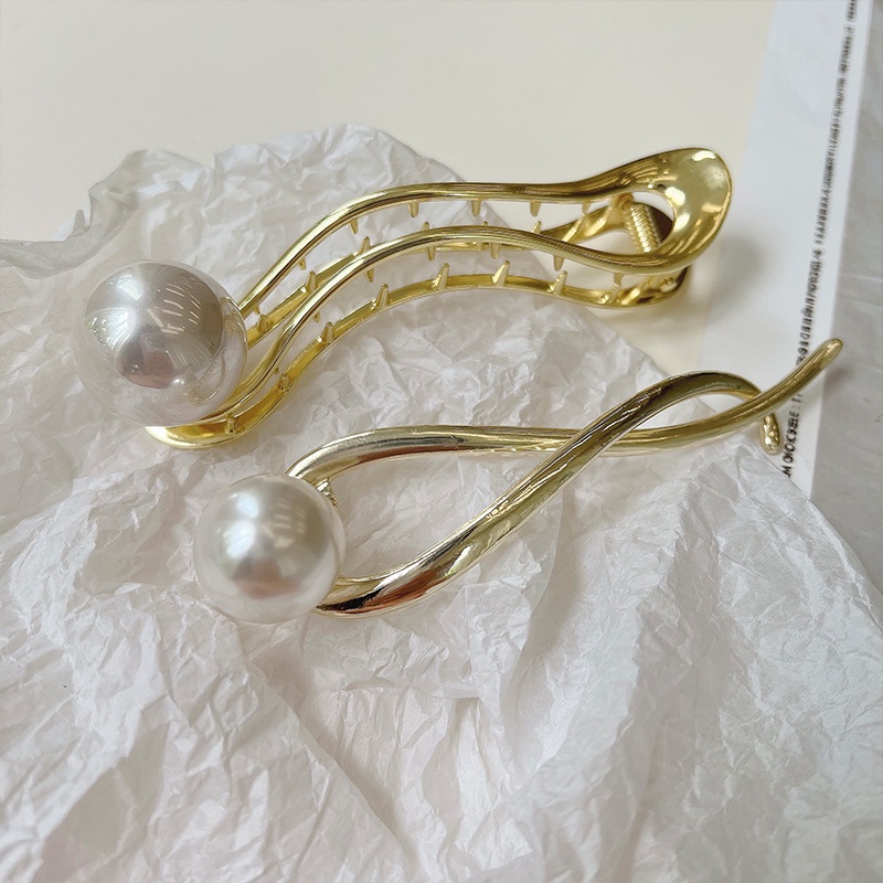 Kẹp Tóc Đính Ngọc Trai Nhân Tạo Thời Trang Cho Nữ