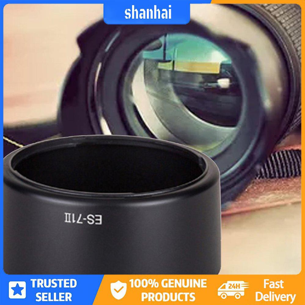 Ống kính zoom Sun Hood Nắp che nắng Bảo vệ cho Canon 50mm F / 1.4 ES-71II 58mm