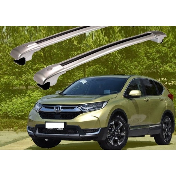 02 Thanh giá nóc Honda CRV Giá đỡ hành lý Crossbar Cánh mái Mái Crossbar Nhôm hợp kim