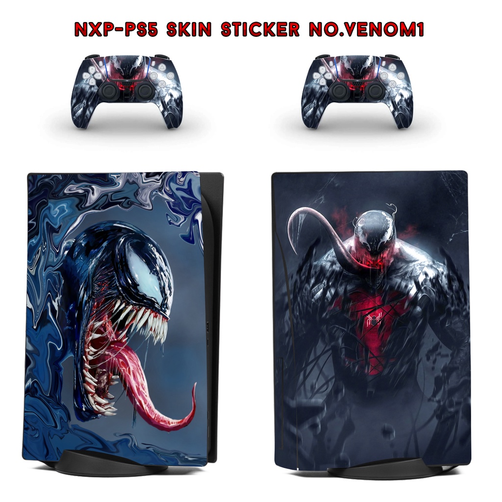 [PS5] Miếng dán trang trí và bảo vệ máy ps5 skin venom1 hay làm theo yêu cầu