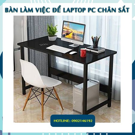 BÀN LÀM VIỆC ĐỂ LAPTOP PC CHÂN SẮT