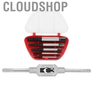 Cloudshop Heat Treatment Damaged Screw  Extractor Speed Out Drill Bits Remover Tool Set