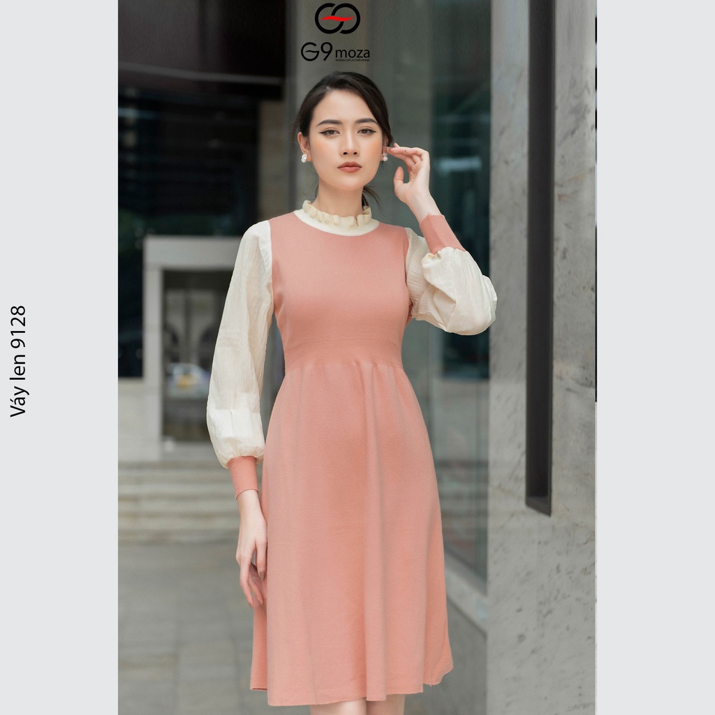 Đầm len G9moza 9128 với chất liệu Được làm từ chất len cao cấp, mềm - nhẹ, giữ ấm tốt