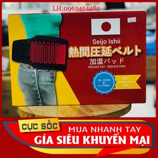 Đai quấn nóng tan mỡ bụng,giảm béo Hàng xuất Nhật Seijo Ishii