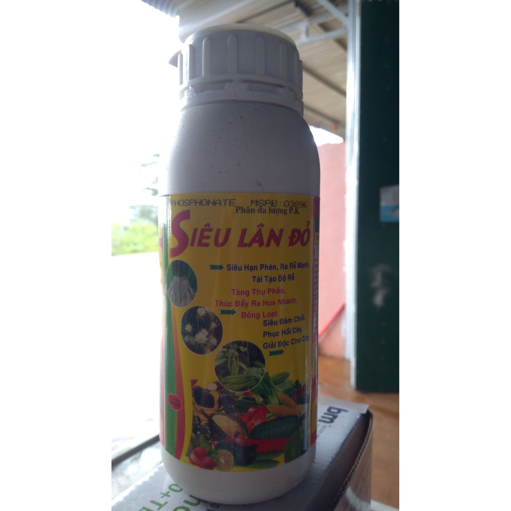 Siêu lân đỏ chai 500ml