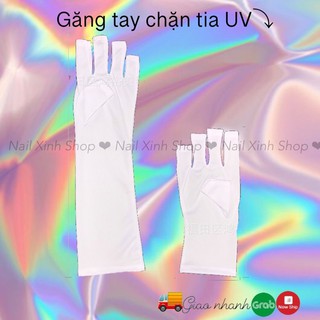 Bao tay hở ngón bảo vệ tay khỏi tia UV khi làm móng
