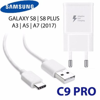 Bộ sạc cáp tye-c samsung c9 pro 2018