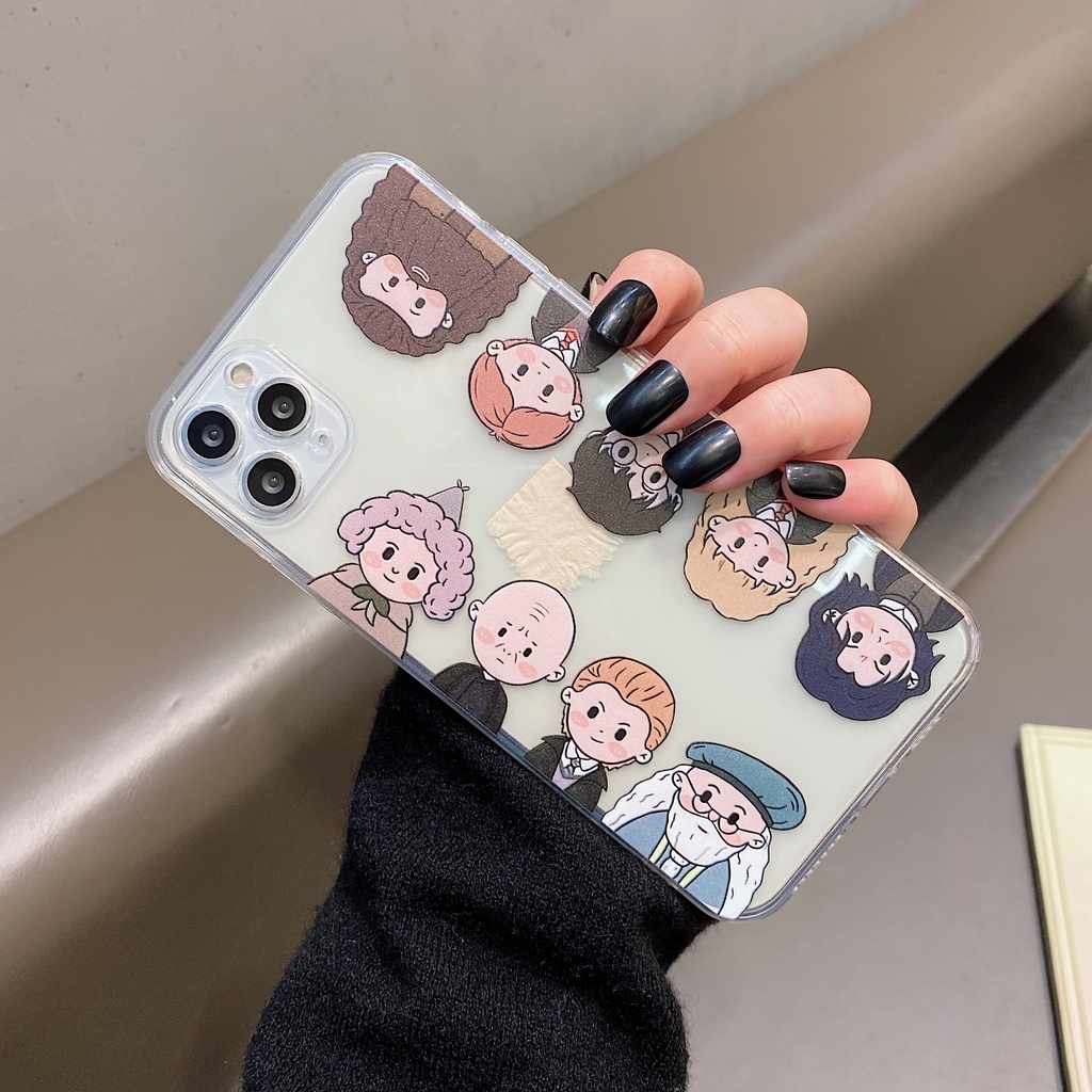 Dễ Thương Ốp Điện Thoại Họa Tiết Hoạt Hình Cho iphone 13 Pro Max 12Pro 11 xsmax xr 7plus 8plus 6s plus