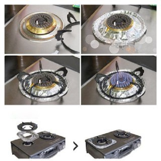 Bộ 10 miếng giấy bạc lót bếp ga tròn