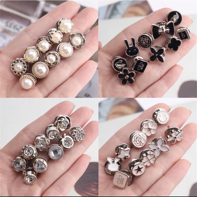 Combo 10 nút cài áo mini siêu hot_Set 10 ghim cài áo mini 2022