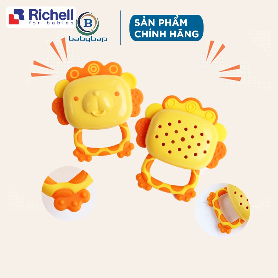 Gặm Nướu Xúc Xắc Richell (Sư Tử) Phù Hợp Cho Bé Trên 5 Tháng