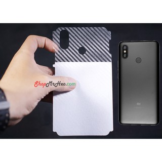 Bộ 3 Skin Dán Mặt Lưng Vân 3D Xiaomi Mi Max 3