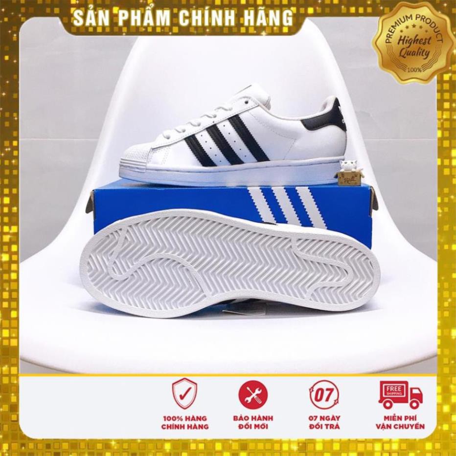 Giày Adidas Chính Hãng 🔴FREESHIP🔴 Adidas Super Star Mũi Sò - Giày Adidas Superstar Tem Vàng Chuẩn Auth -z11 ᵍ