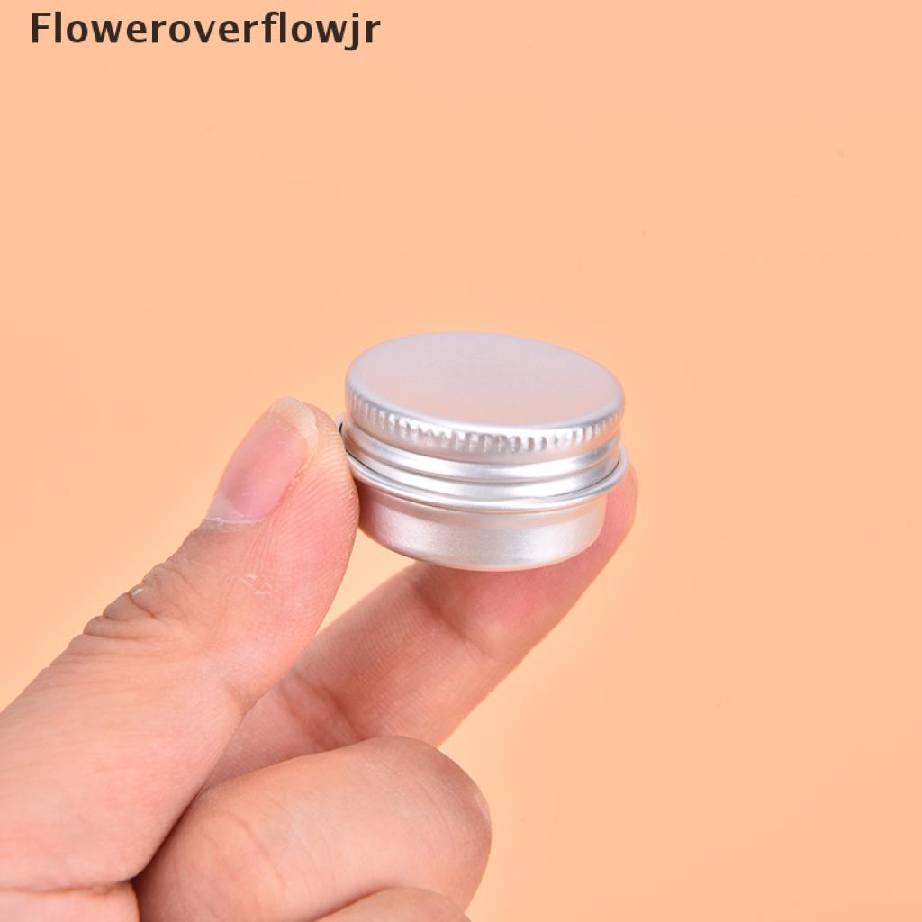 Set 10 Hộp Thiếc Nhôm 5ML Đựng Mỹ Phẩm / Kem / Son Môi / Nến