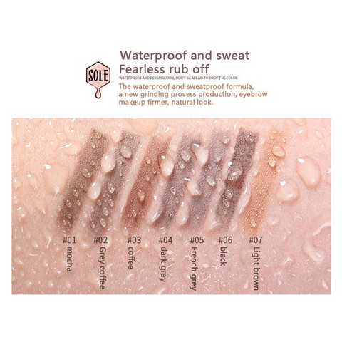 Chì kẻ mày DNM chống nước tự nhiên lâu trôi 7 màu tùy chọn