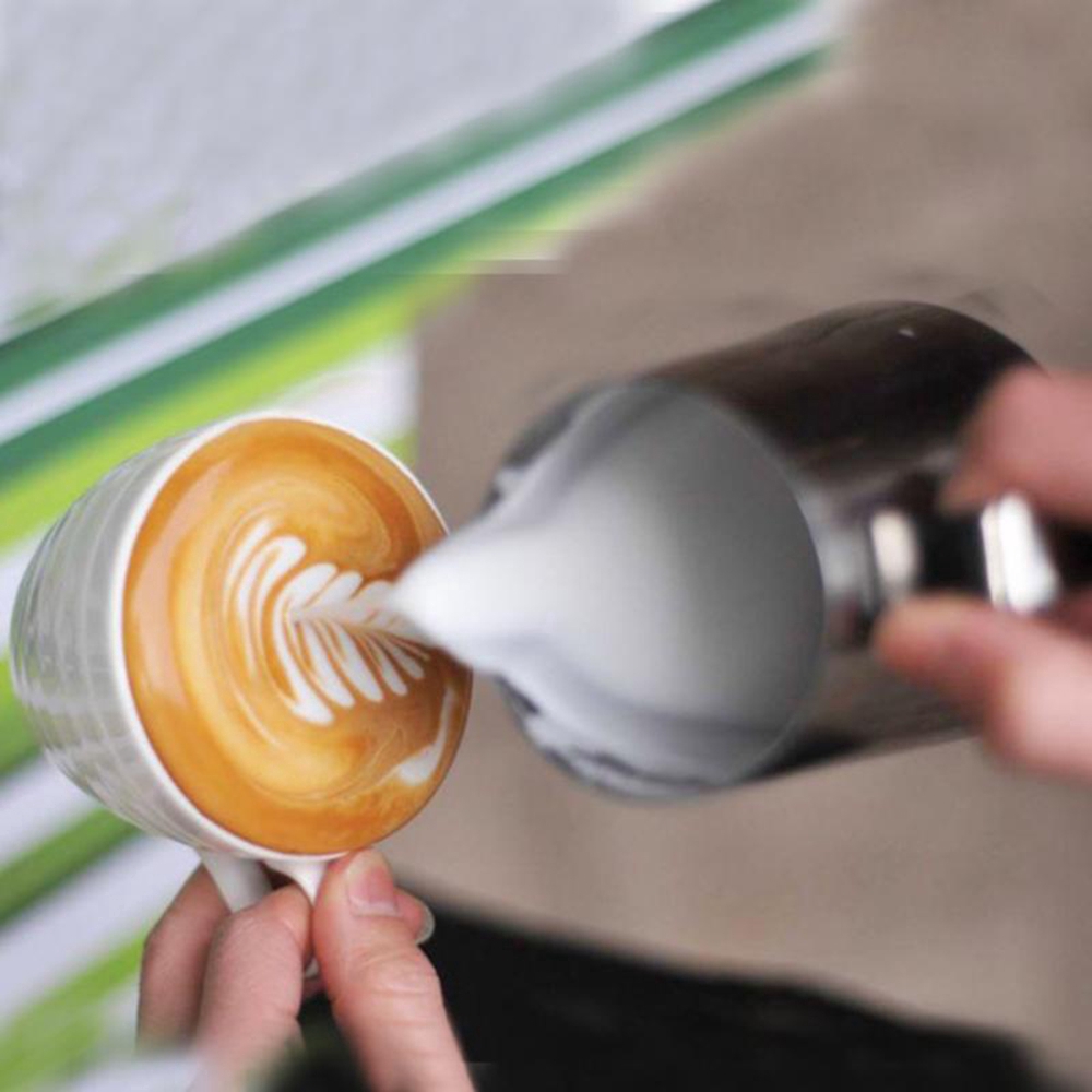 Bình rót sữa bằng thép không gỉ dùng làm cà phê cappuccino &amp; latte